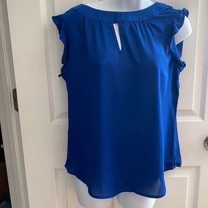 NY&co flutter sleeve blouse